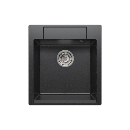 Мойка кухонная POLYGRAN ARGO 460 (черный №16)